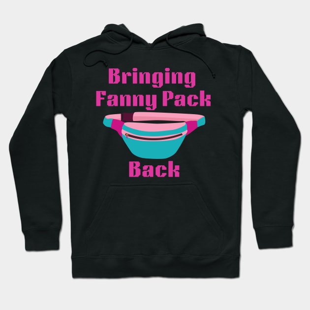 Lispe Bringing Fanny Pack Back, Funny Fanny Bag Hoodie by Lispe